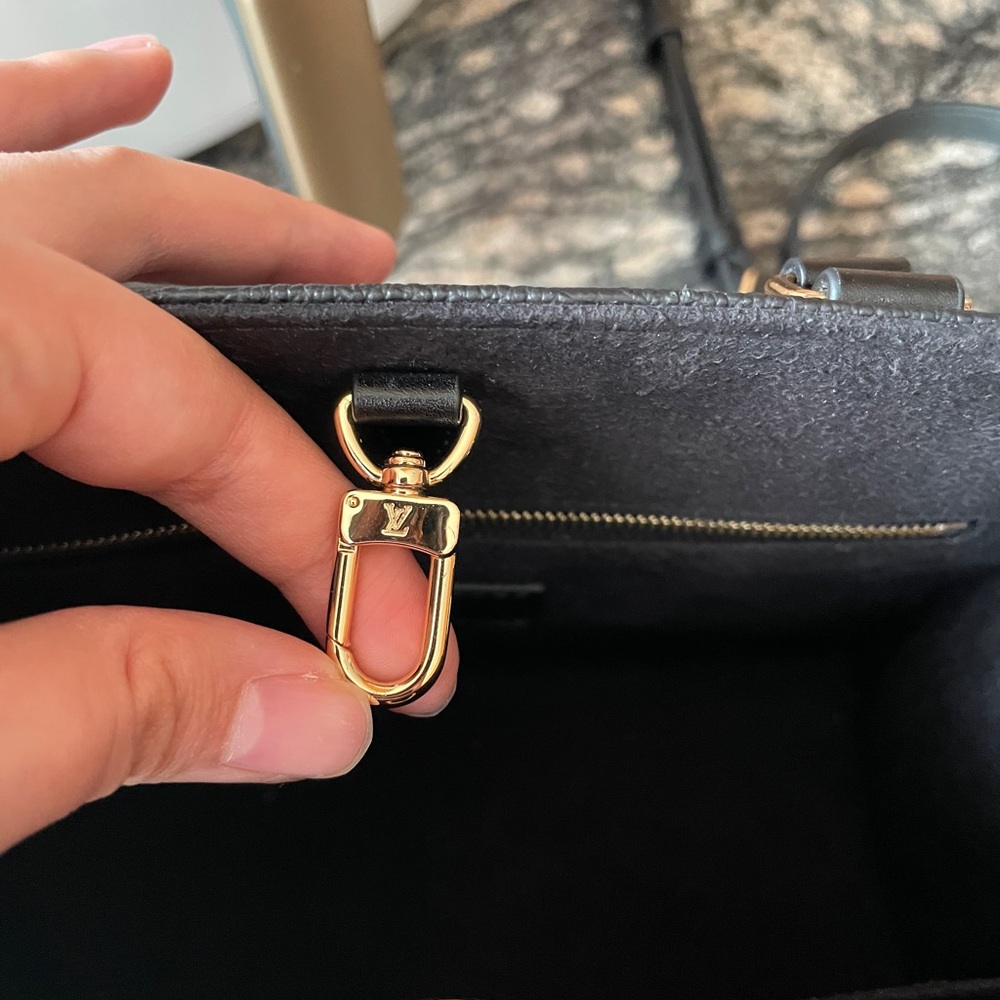 Black Monogram Tote Bag - Picture 7 of 11